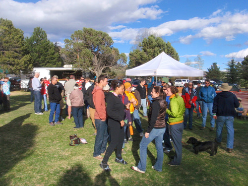 Buena Vista (Colorado) Bike Fest post ride beer party.